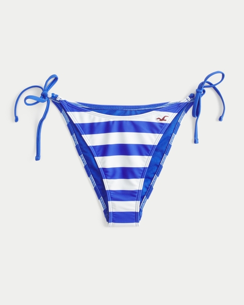 Низ бикини, крой чики, на завязках, с логотипом — Hollister