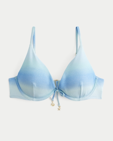 Верх бикини Shimmer, на косточках — Hollister