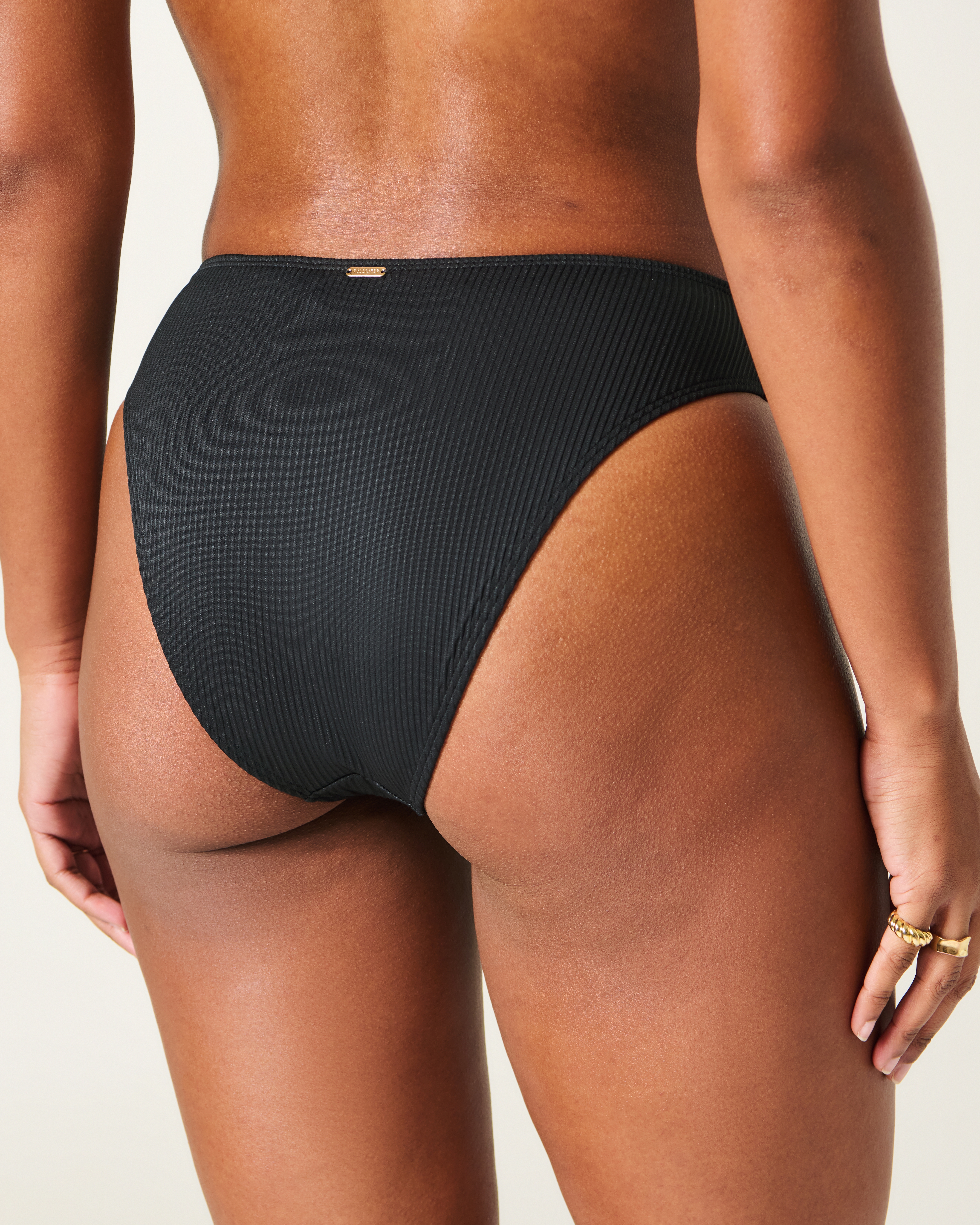 Низ бикини Curvy, крой чики, высокая линия бедра, в рубчик — Hollister — фото 3