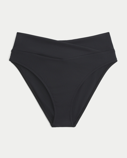 Низ бикини, высокая посадка, в рубчик — Hollister