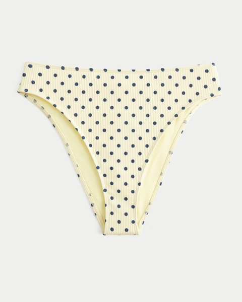 Низ бикини Curvy, крой чики, высокая линия бедра, в рубчик — Hollister