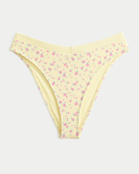 Низ бикини Curvy V-Waist, крой чики, высокая посадка — Hollister