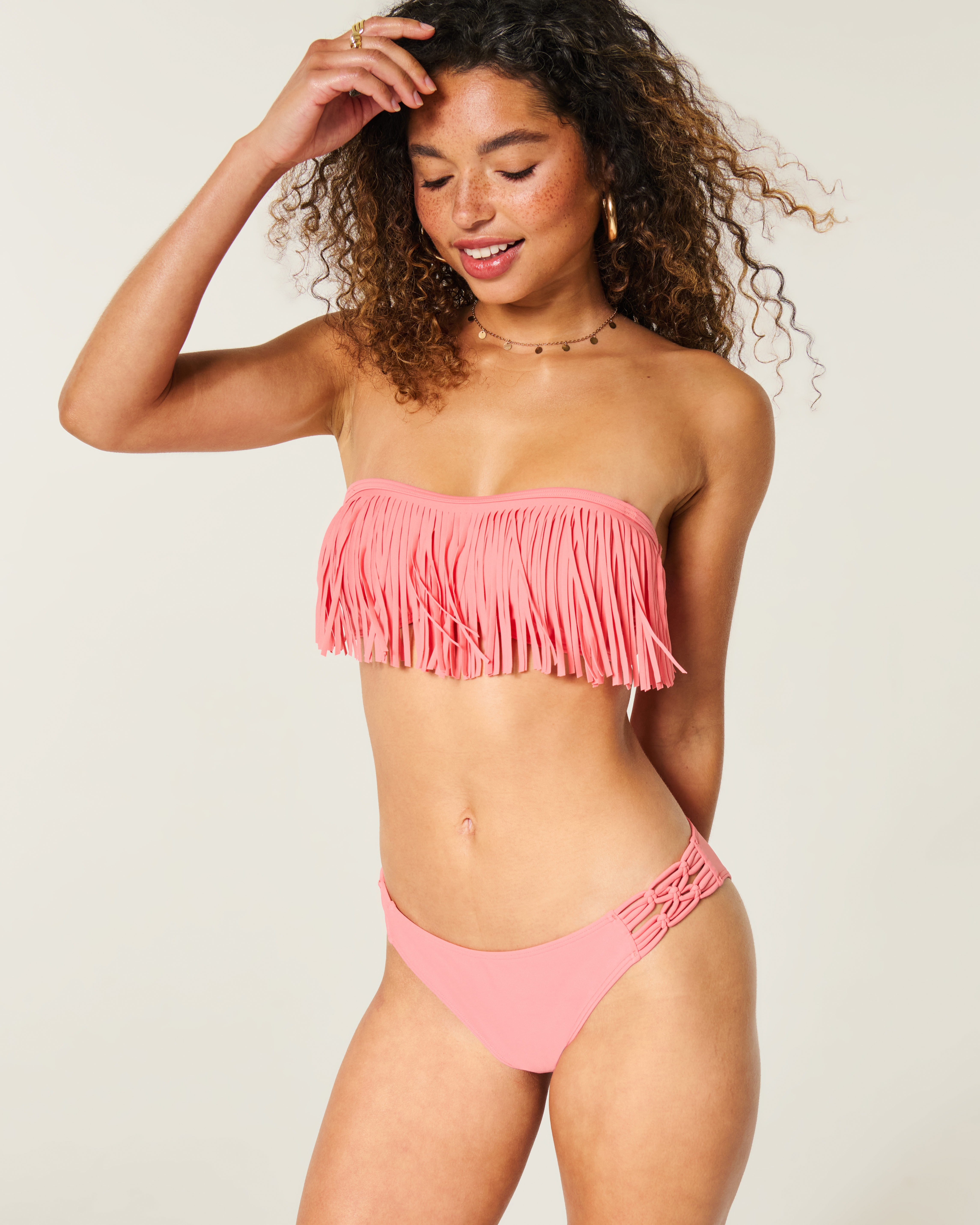 Низ бикини Macrame, крой чики, высокая линия бедра — Hollister — фото 2