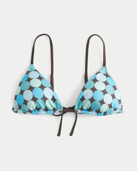 Верх бикини Over-the-Shoulder, в рубчик — Hollister