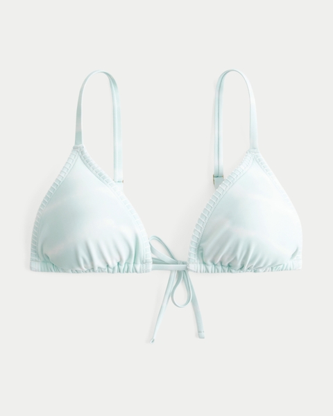 Верх бикини Stitched Over-the-Shoulder, треугольные чашки — Hollister
