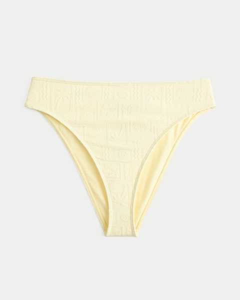 Низ бикини Curvy Jacquard, крой чики, высокая посадка — Hollister