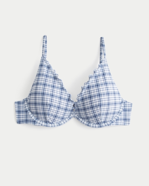 Верх бикини Lettuce Edge Skinny, на косточках — Hollister