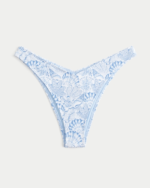 Низ бикини Cheekiest, высокая линия бедра, в рубчик — Hollister