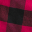 black - red check