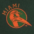 dark green print