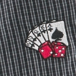 black plaid