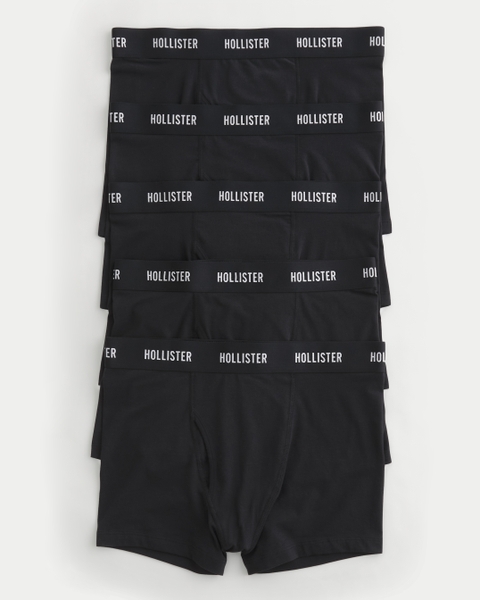 Трусы-боксеры Classic Length Fly-Front для мужчин, 5 шт. — Hollister