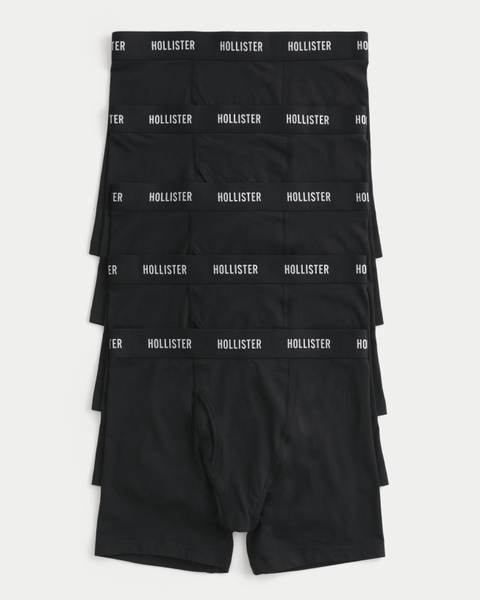 Трусы-боксеры Longer-Length Fly для мужчин, 3 шт. — Hollister