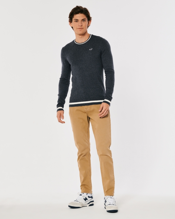 MAGLIONE CON ZIP IN LANA ANTRACITE