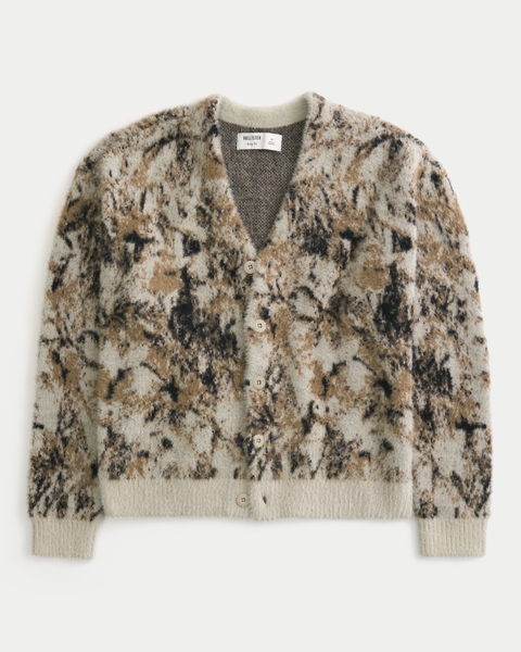 Мужские кардиганы Hollister Boxy Fuzzy Cardigan