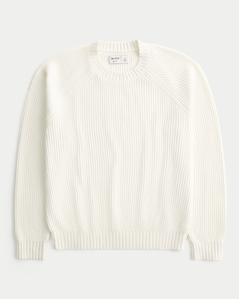 Мужские свитеры Hollister Boxy Washed Crew Sweater