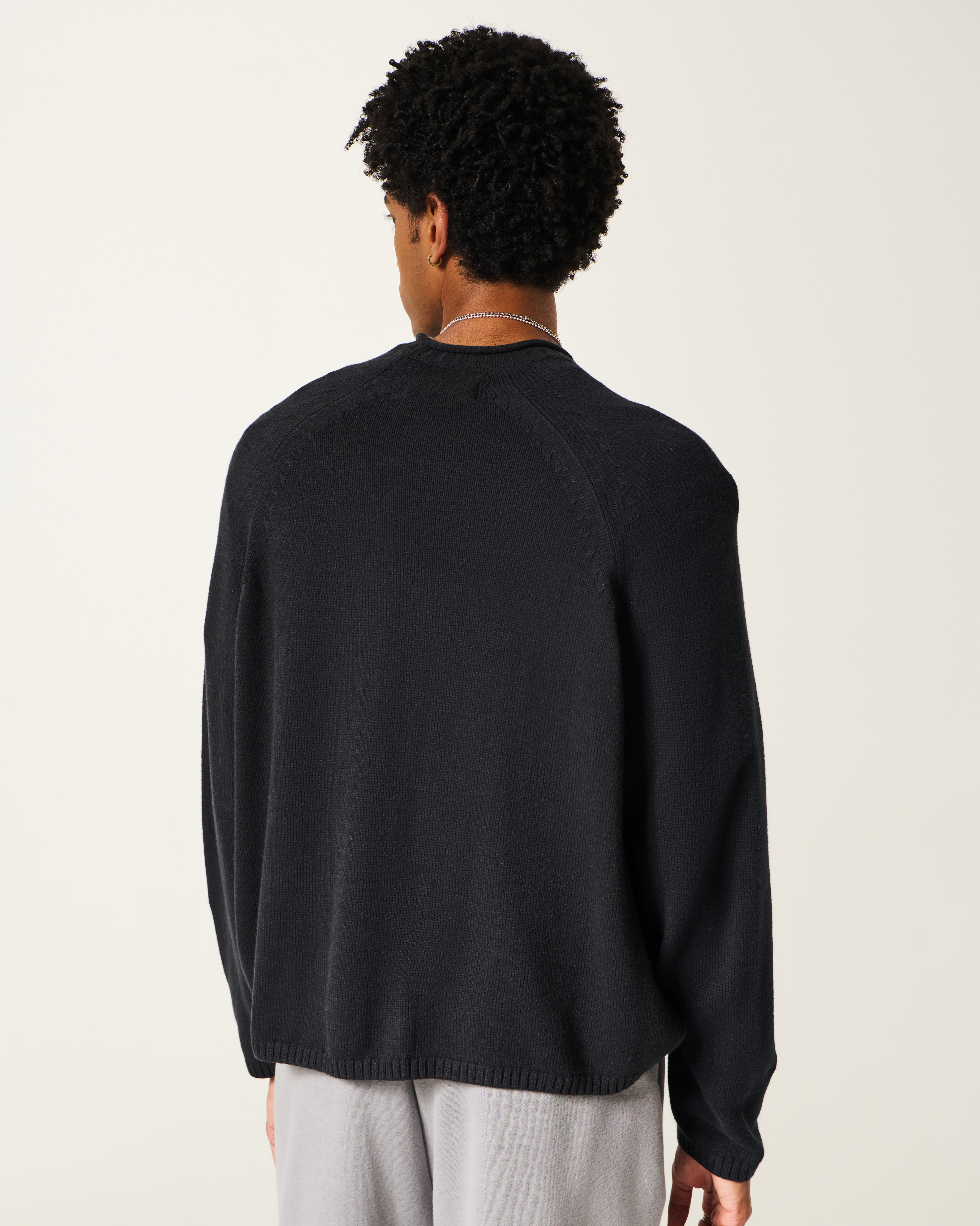Мужские свитеры Hollister Boxy Roll-Neck Crew Sweater — фото 3
