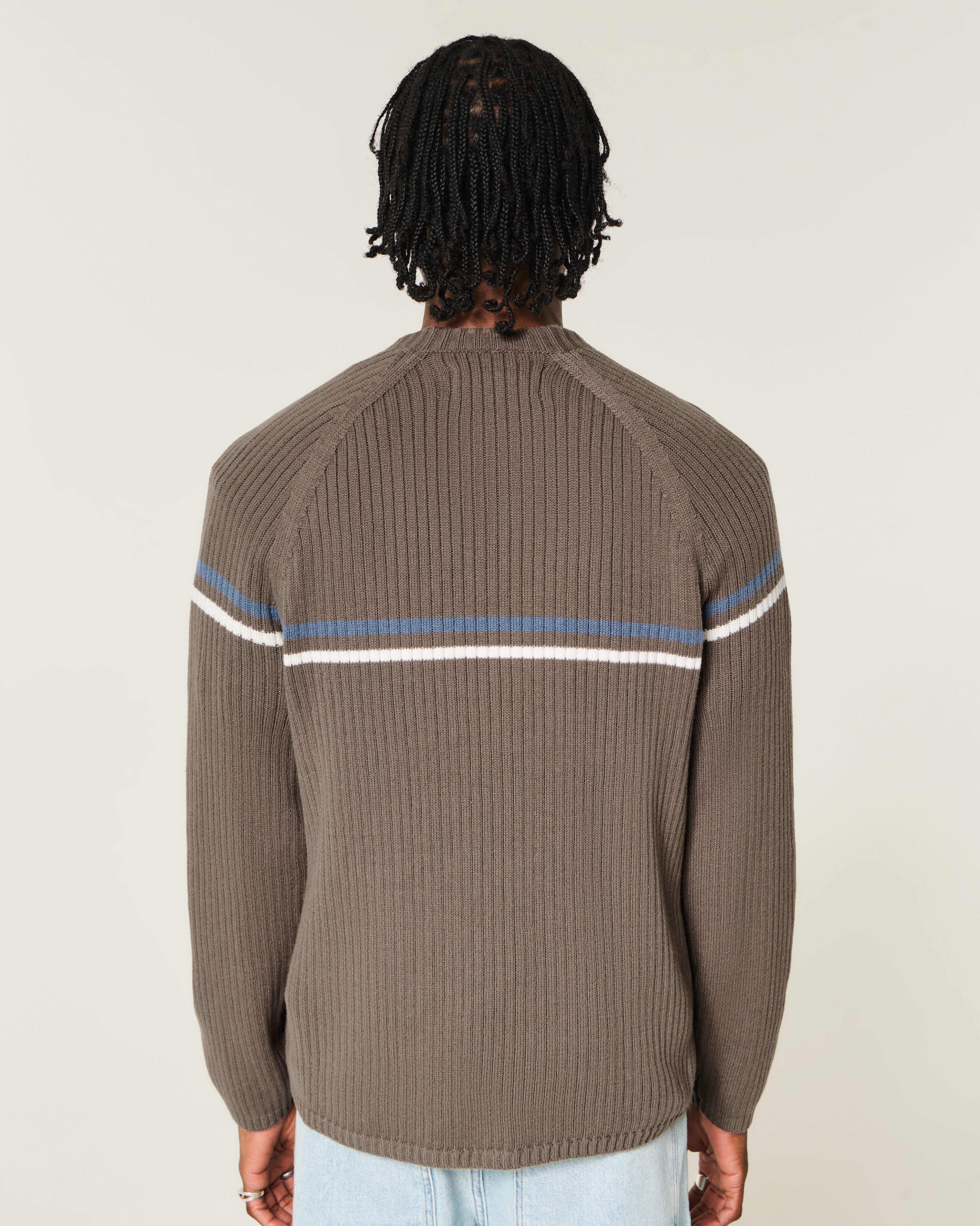 Мужские свитеры Hollister Boxy Logo Crew Sweater — фото 3
