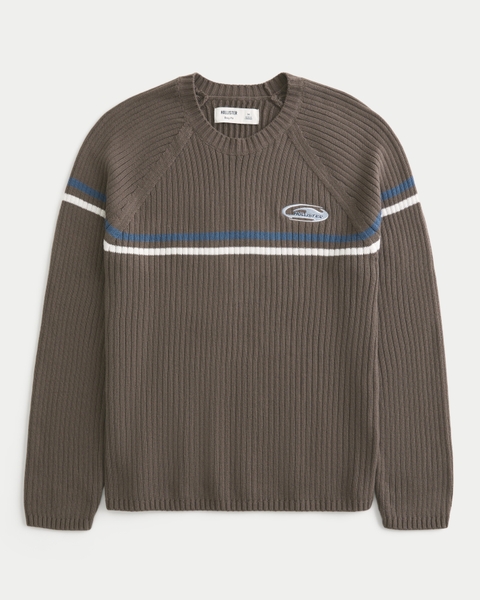 Мужские свитеры Hollister Boxy Logo Crew Sweater