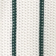 cream and dark green stripe
