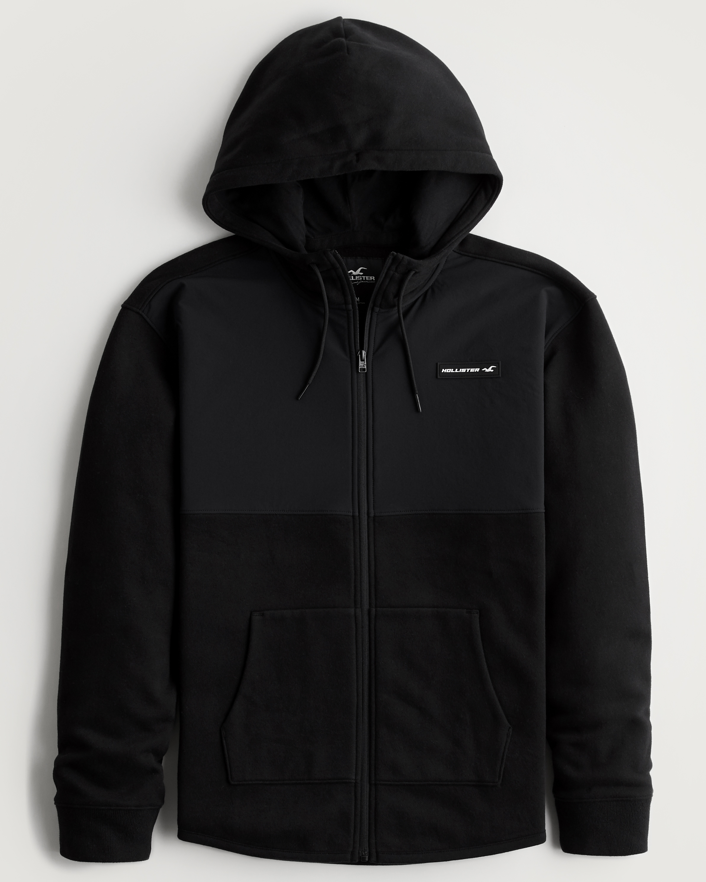 black hoodie hollister