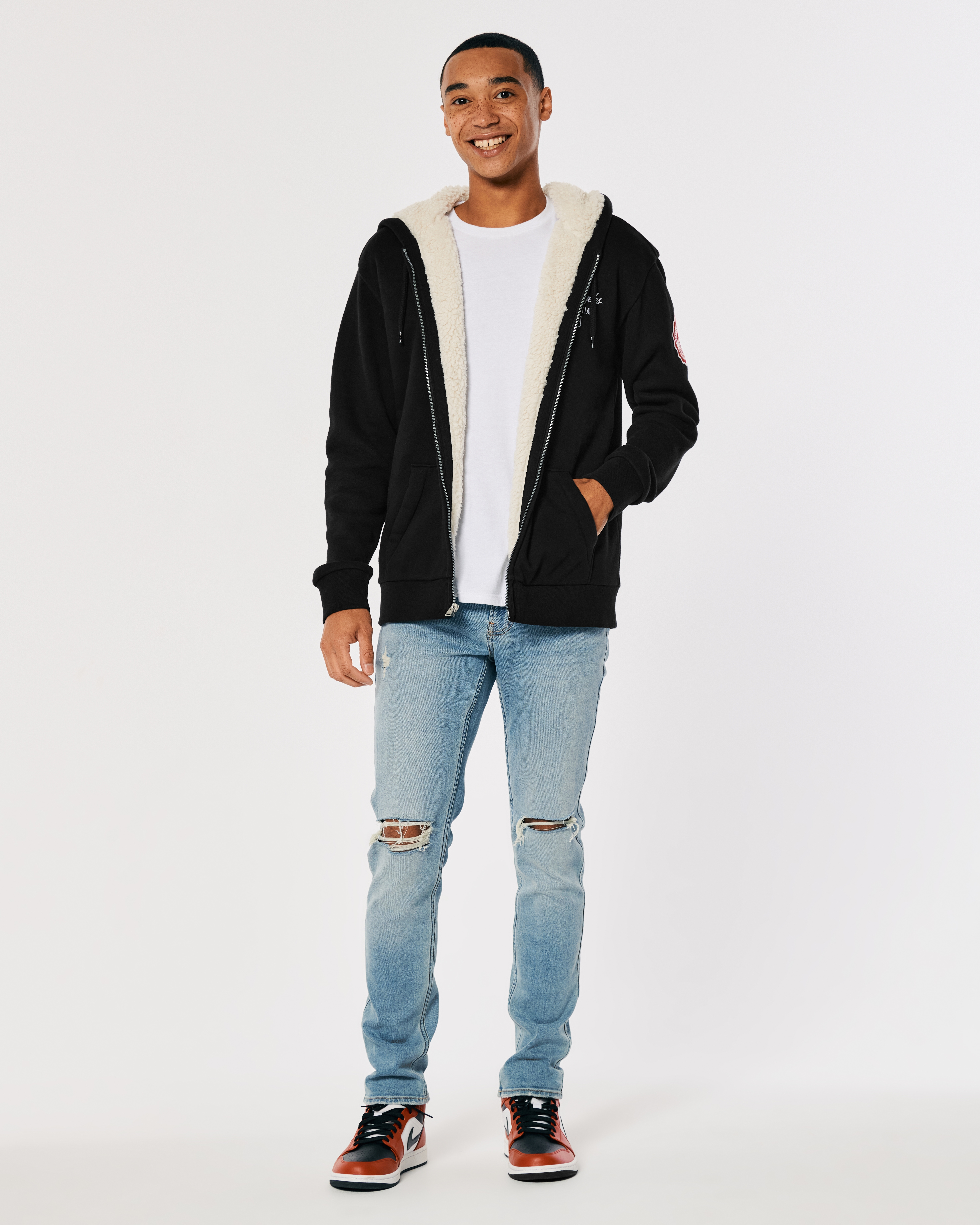 hollister black hoodie