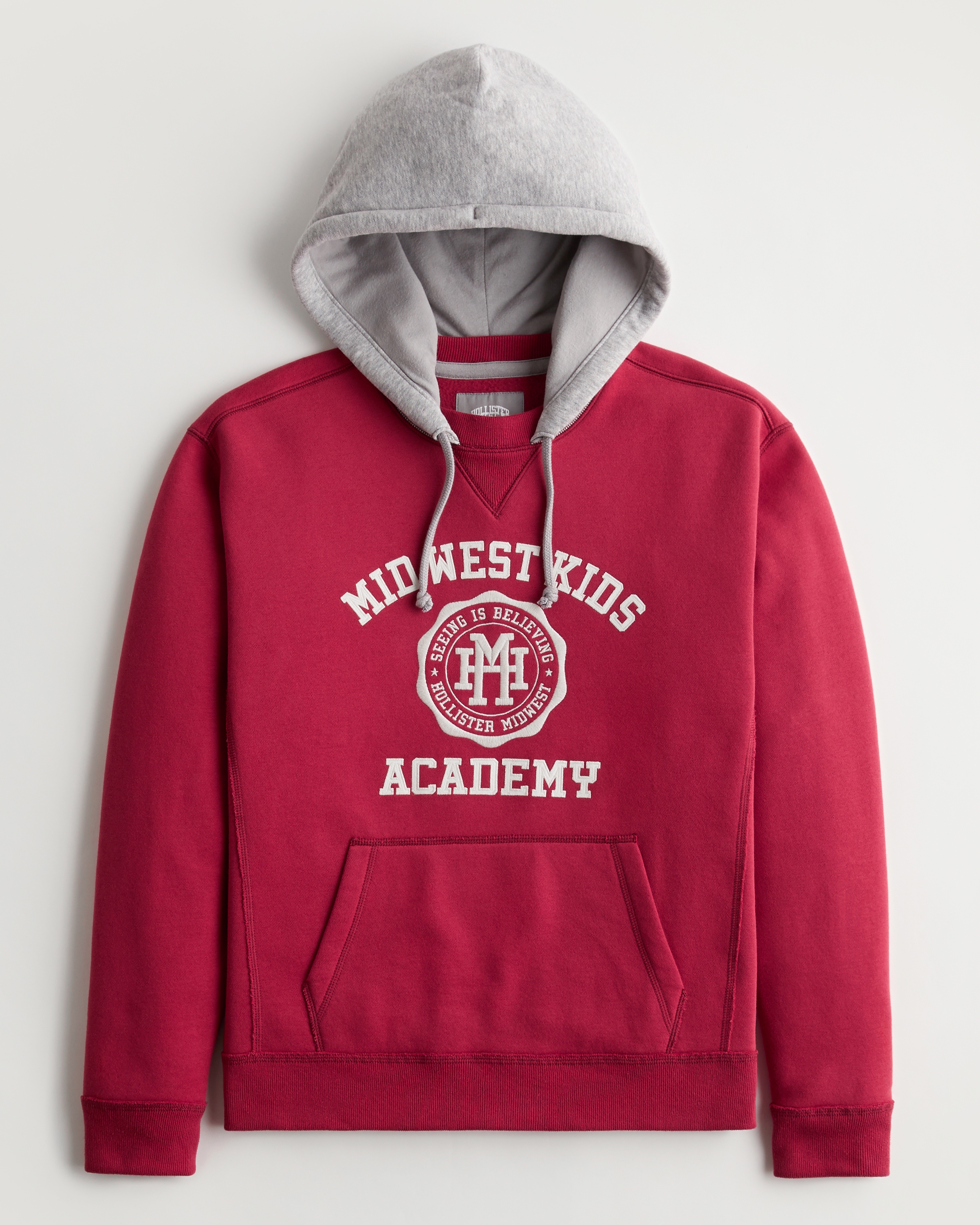 hollister red hoodie