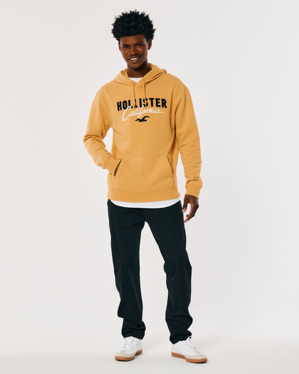 Sweat discount hollister jaune