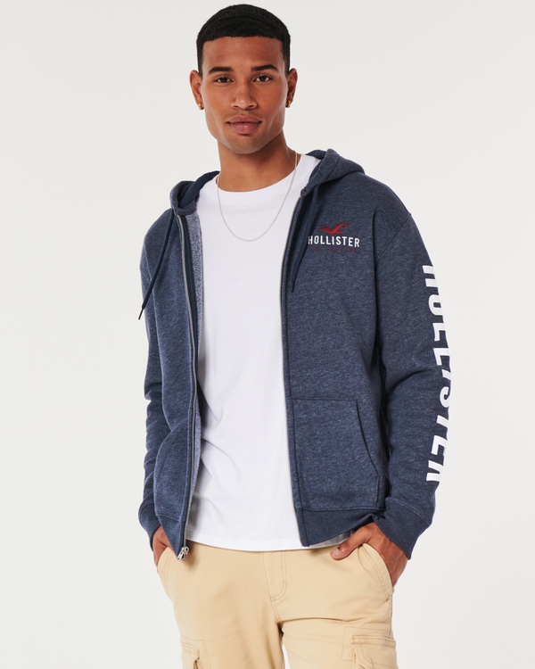 Mens Hoodies u0026 Sweatshirts - Graphic u0026 Zipped | Hollister Co..