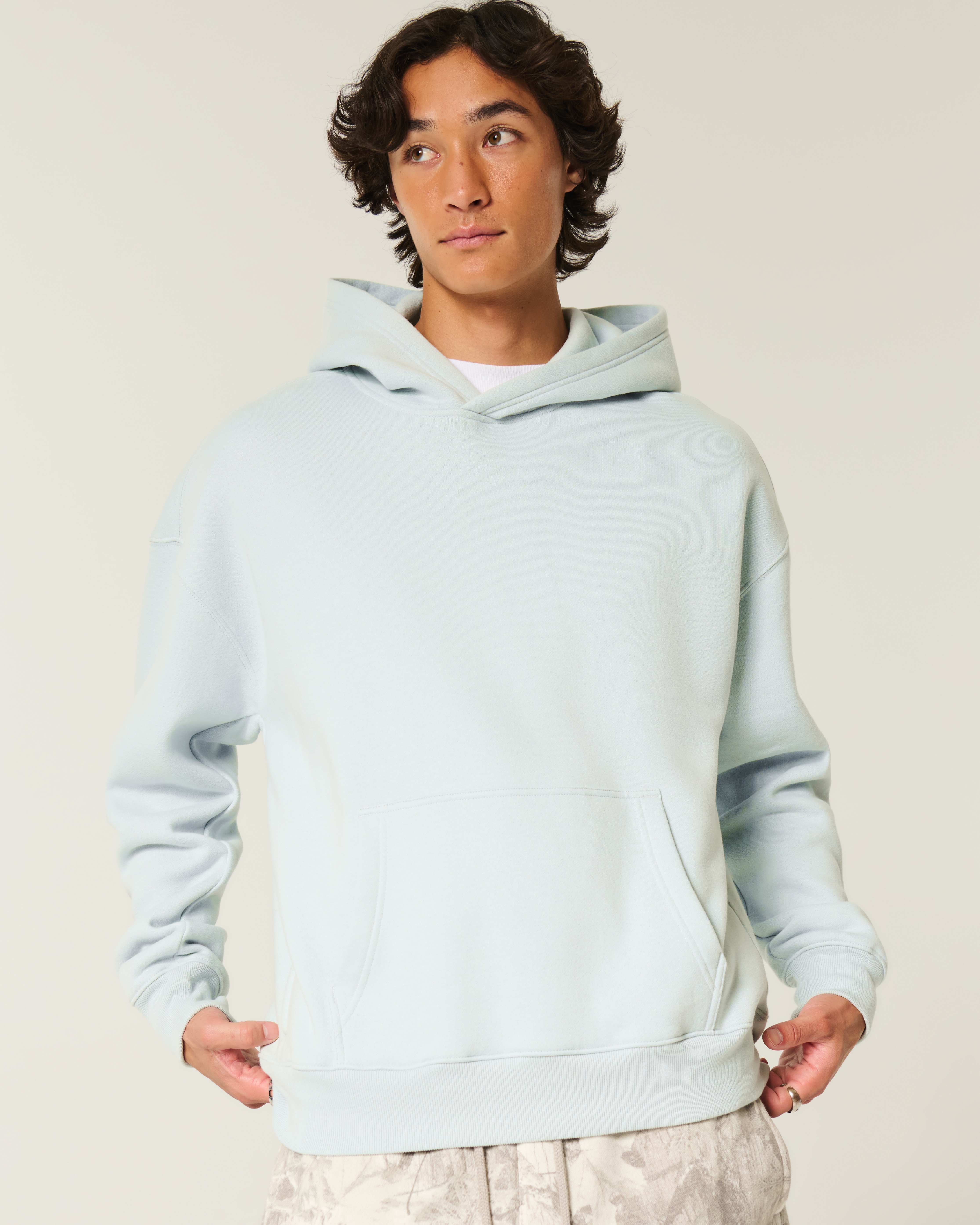 Мужские худи Hollister Boxy Number Graphic — фото 2