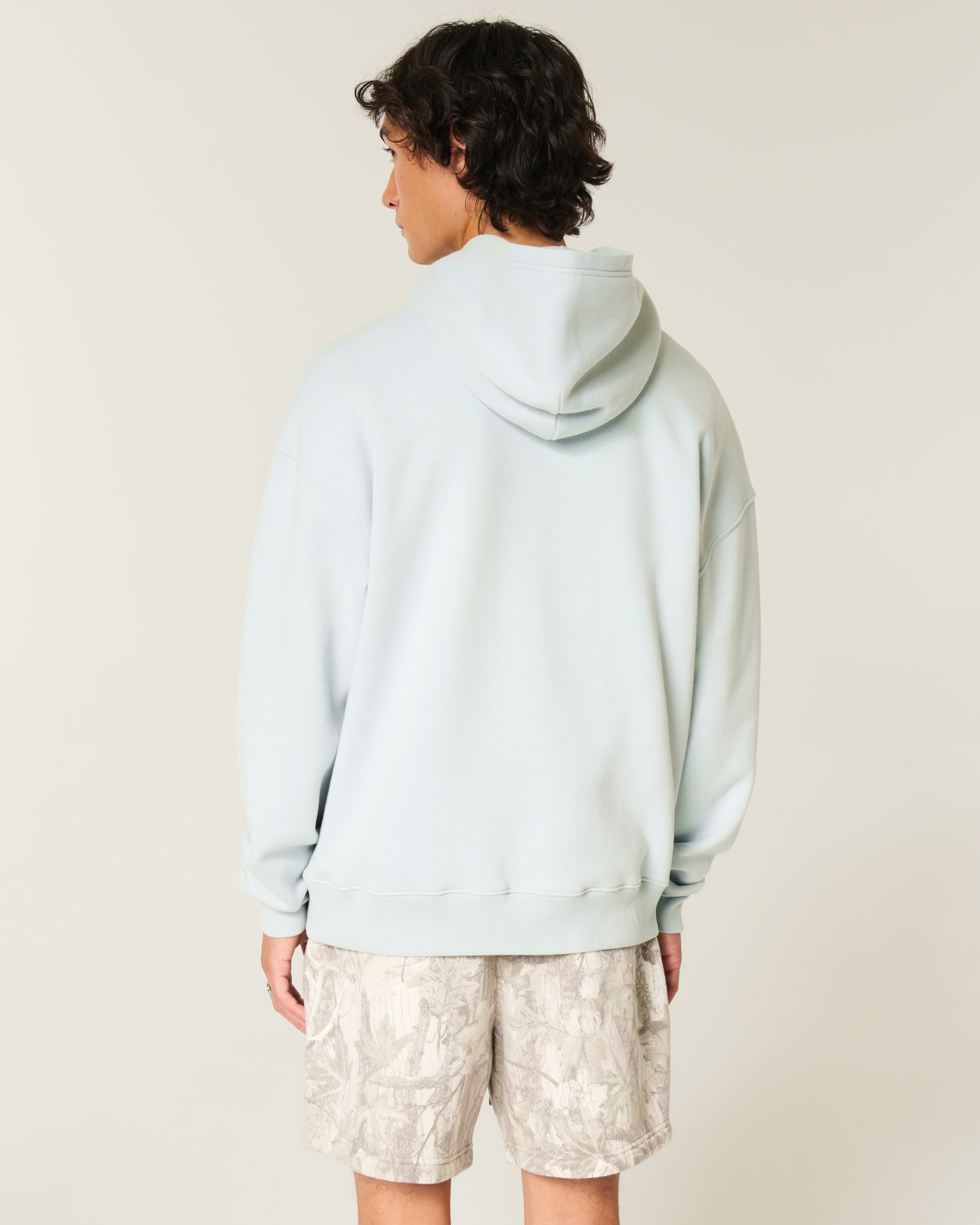 Мужские худи Hollister Boxy Number Graphic — фото 3