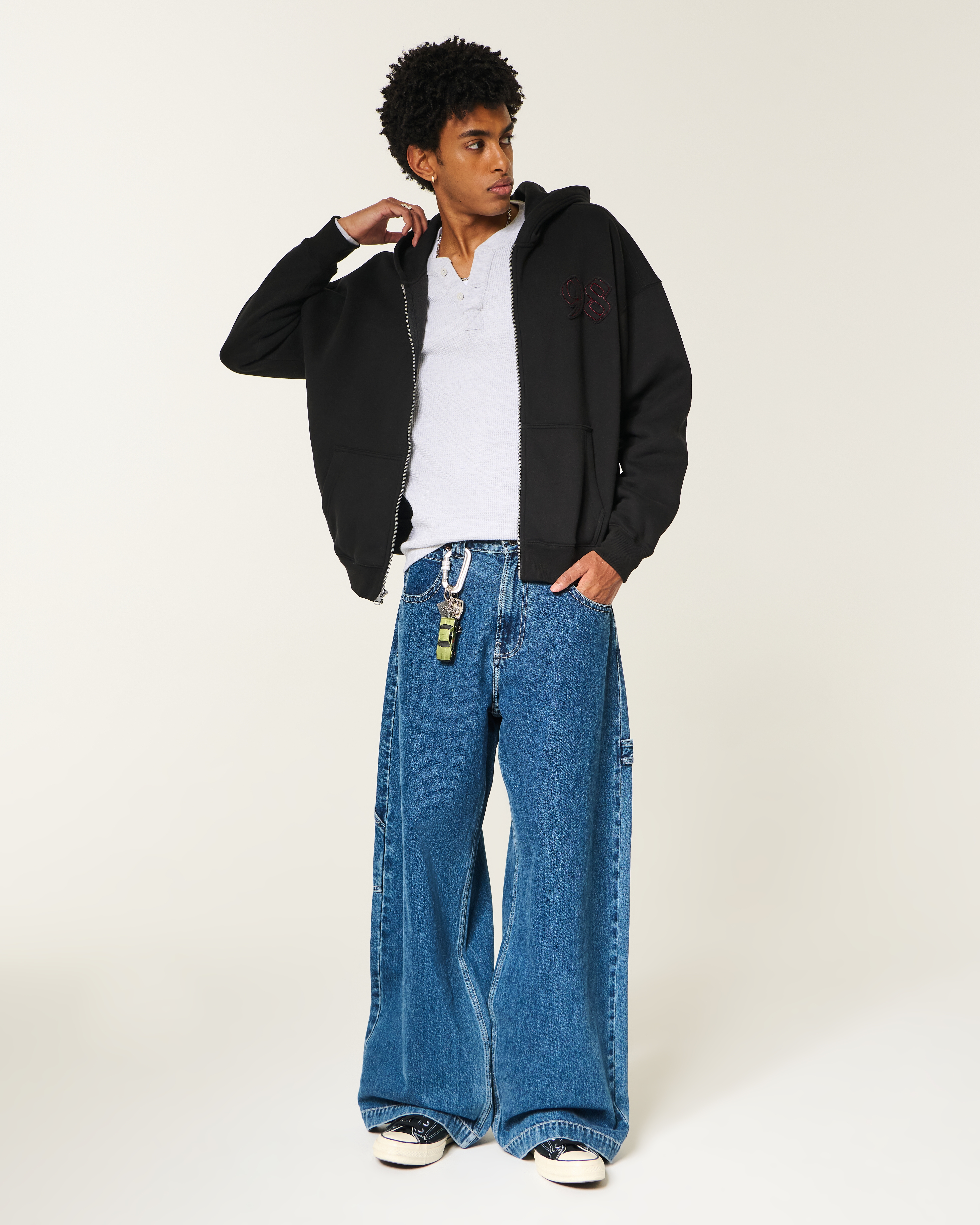 Мужские худи Hollister Boxy Good Luck Graphic — фото 3