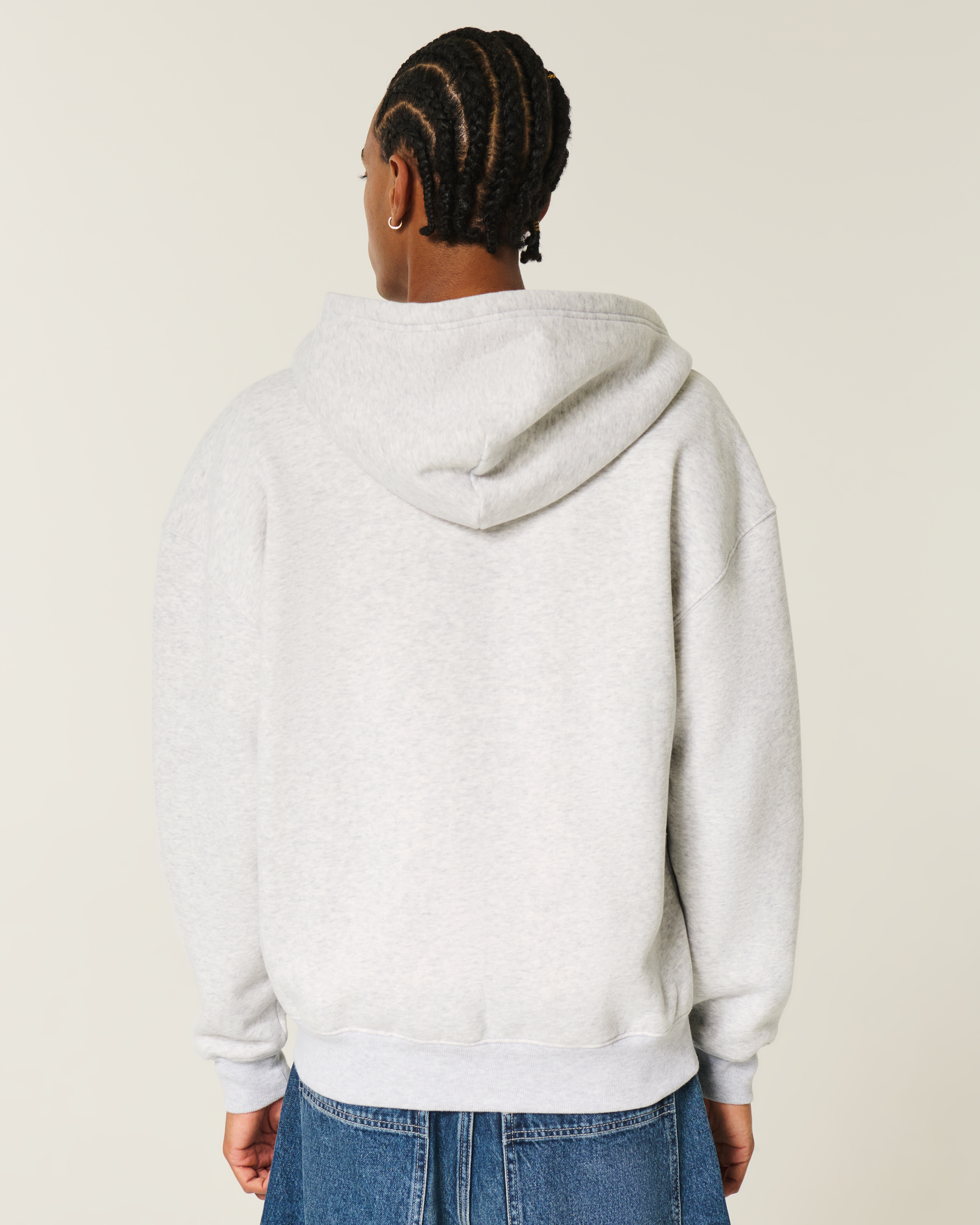 Мужские худи Hollister Boxy Hawaii Graphic Zip-Up — фото 3