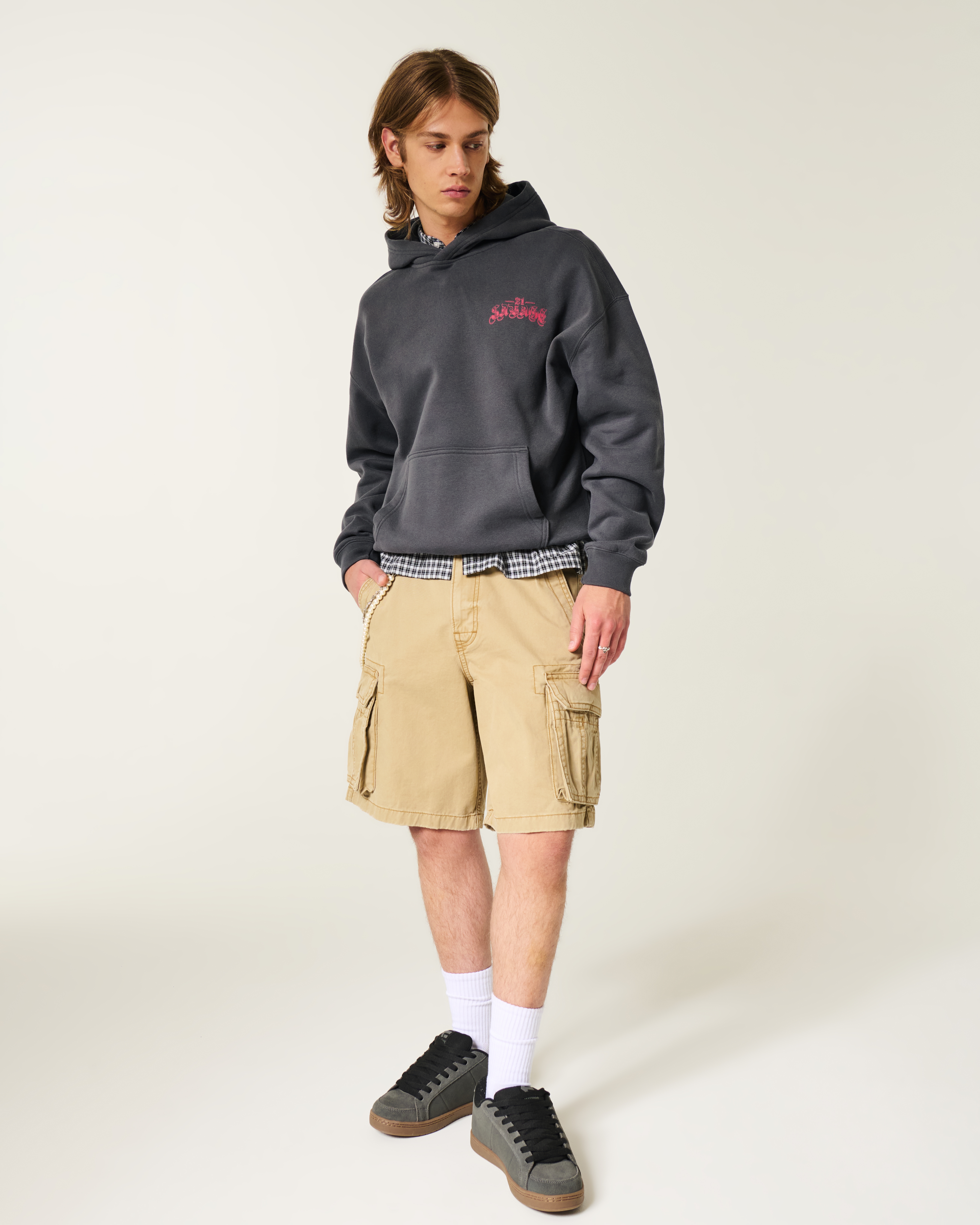 Мужские худи Hollister Boxy 21 Savage Graphic — фото 2