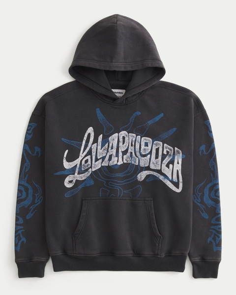 Мужские худи Hollister Boxy Lollapalooza Graphic
