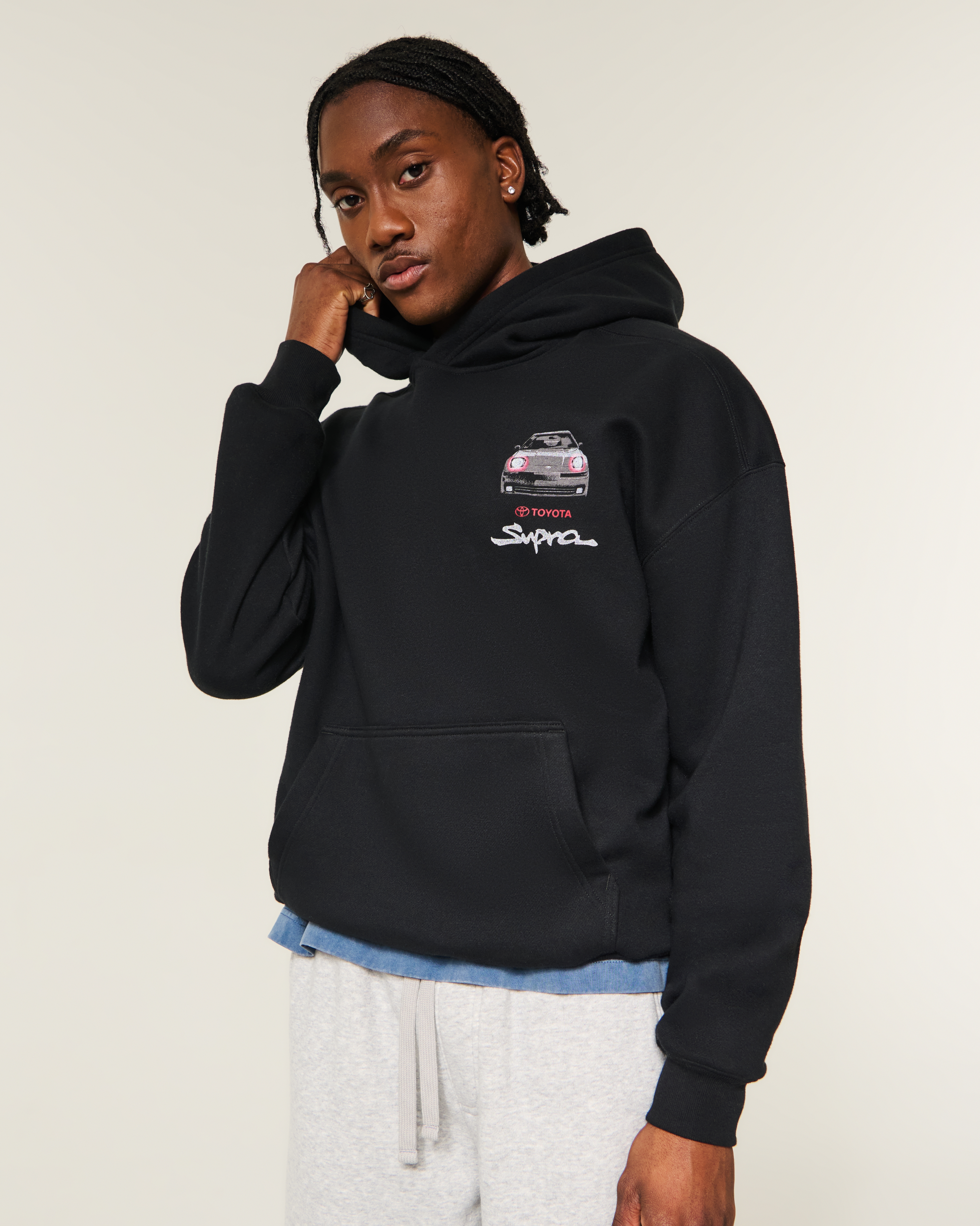 Мужские худи Hollister Boxy Shelby Cobra Graphic — фото 2