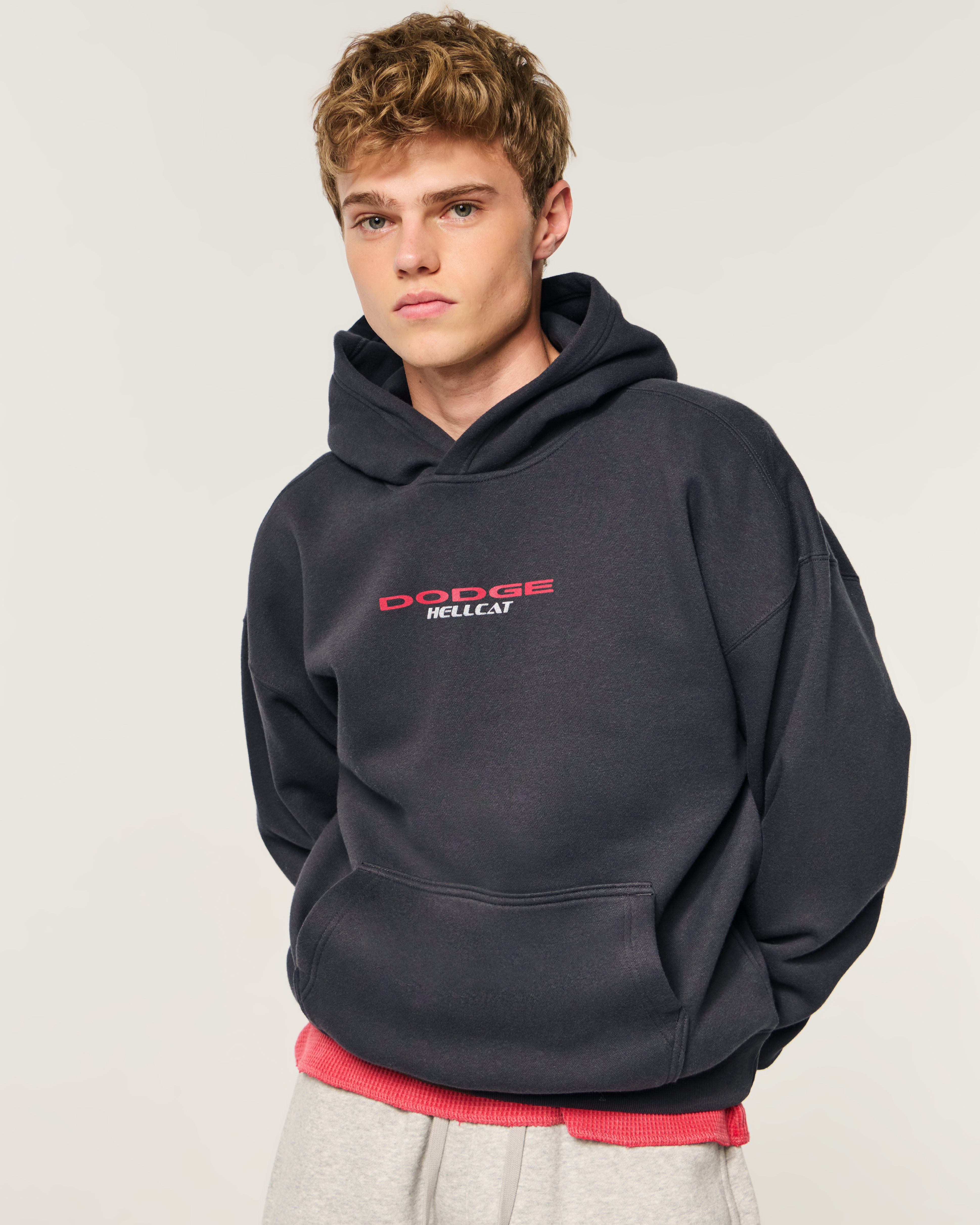Мужские худи Hollister Zip-Up South High Mustangs Graphic — фото 2