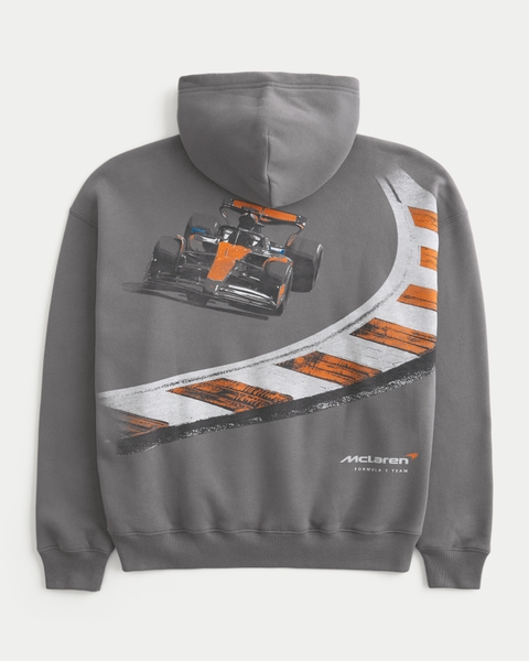 Мужские худи Hollister Boxy Zip-Up Oracle Red Bull Racing Graphic