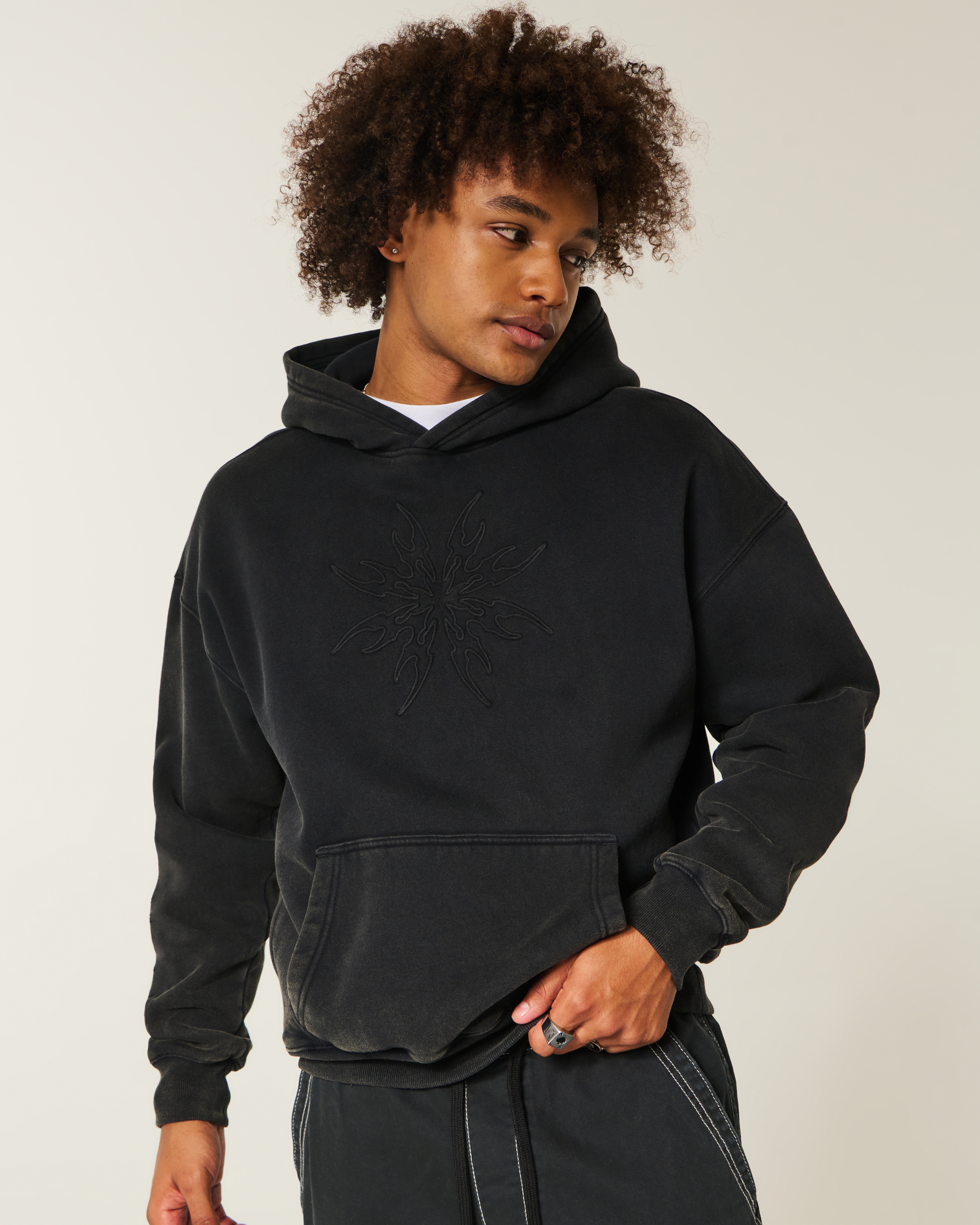 Мужские худи Hollister Feel Good Boxy — фото 2