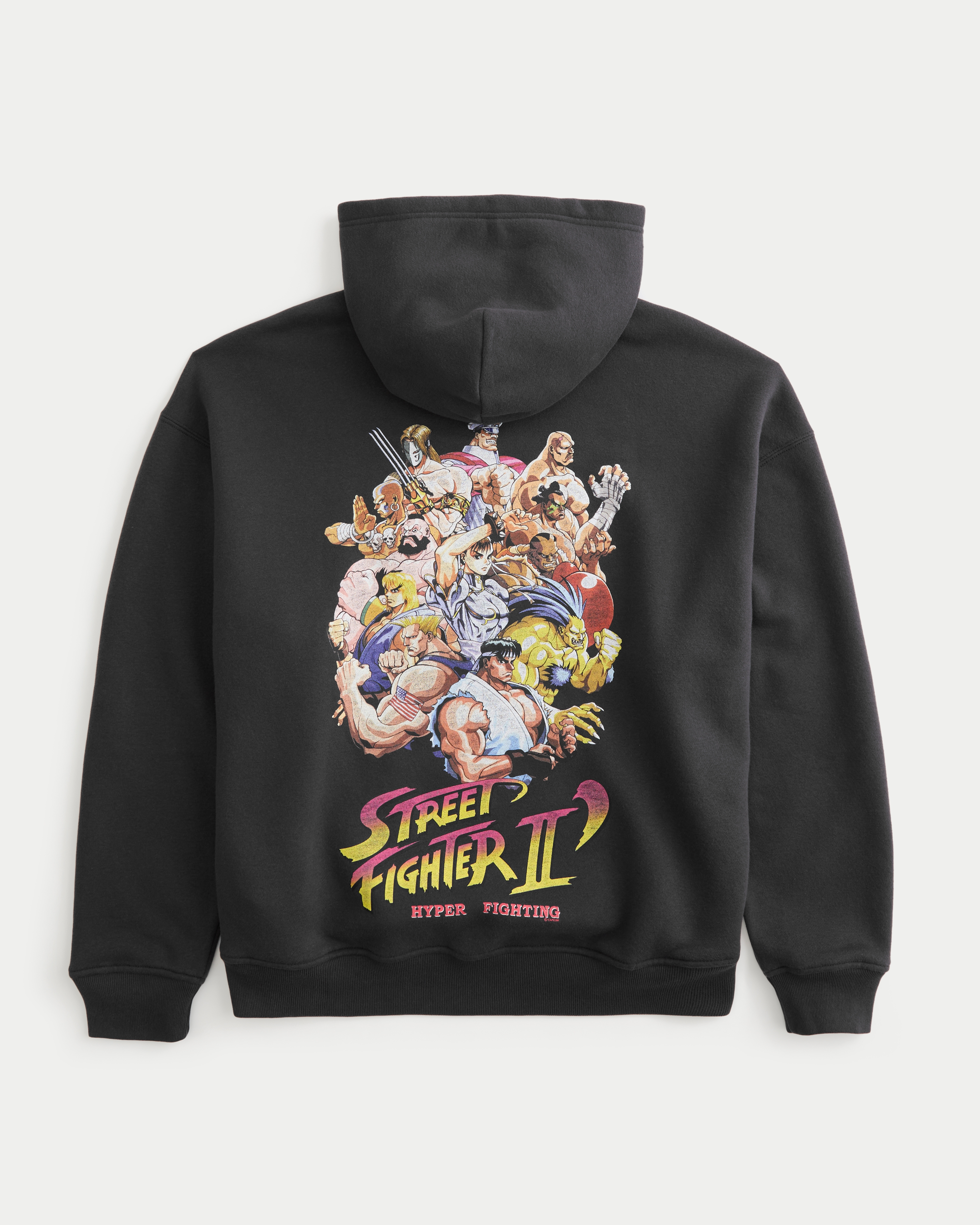 Мужское худи Hollister Boxy JoJo's Bizarre Adventure Graphic, цвет: Угольный
