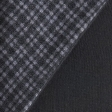 black plaid - charcoal