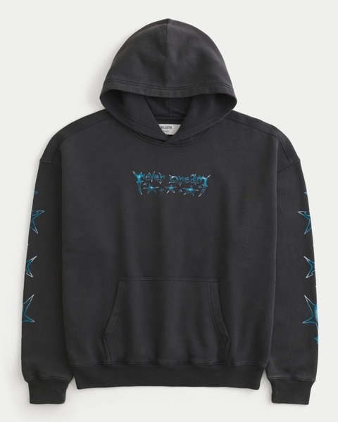 Мужские худи Hollister Boxy Leopard Print
