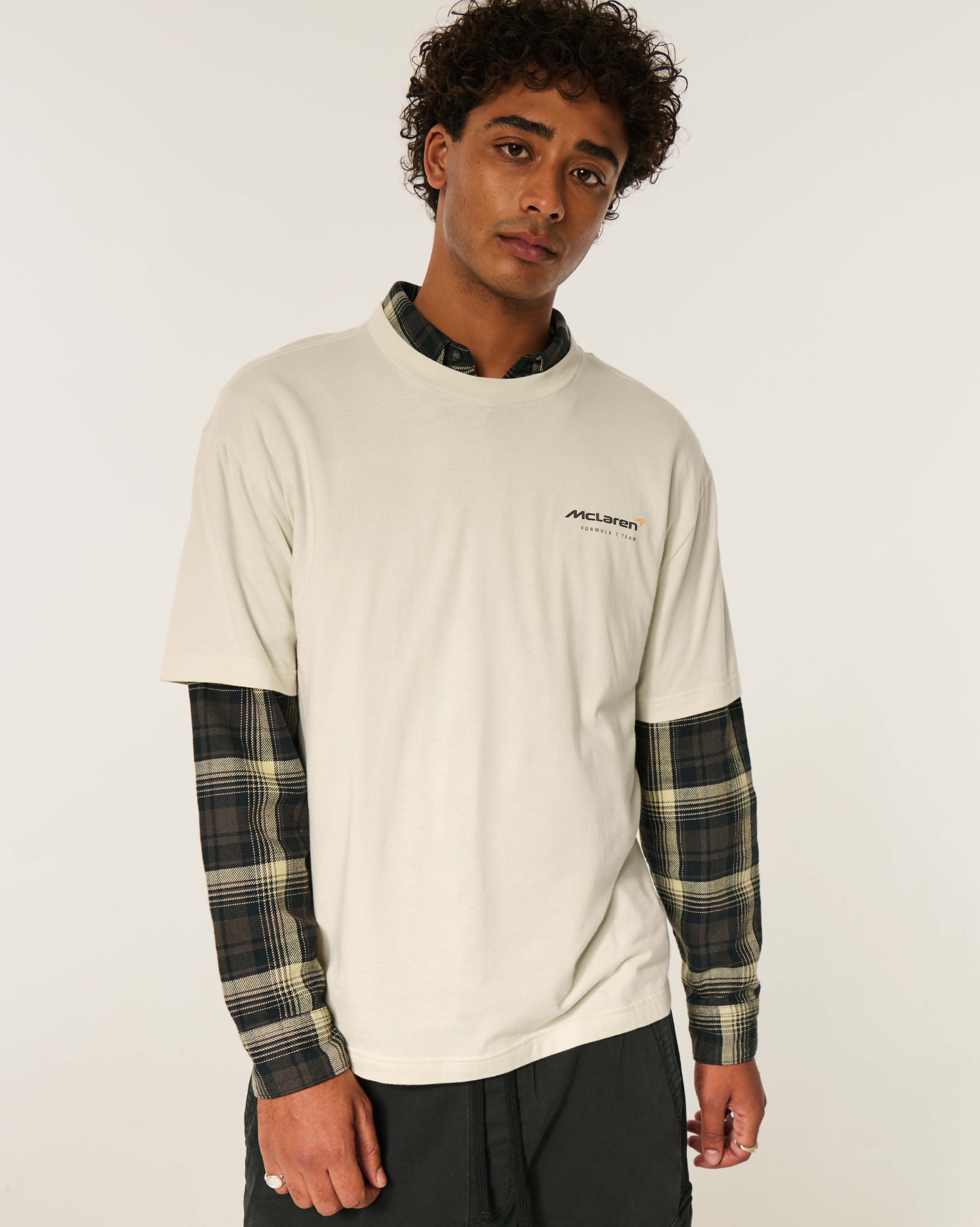 Мужские футболки Hollister Boxy McLaren Graphic Tee — фото 2