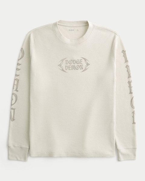 Мужские рубашки Hollister Thermal Dodge Demon Graphic Shirt
