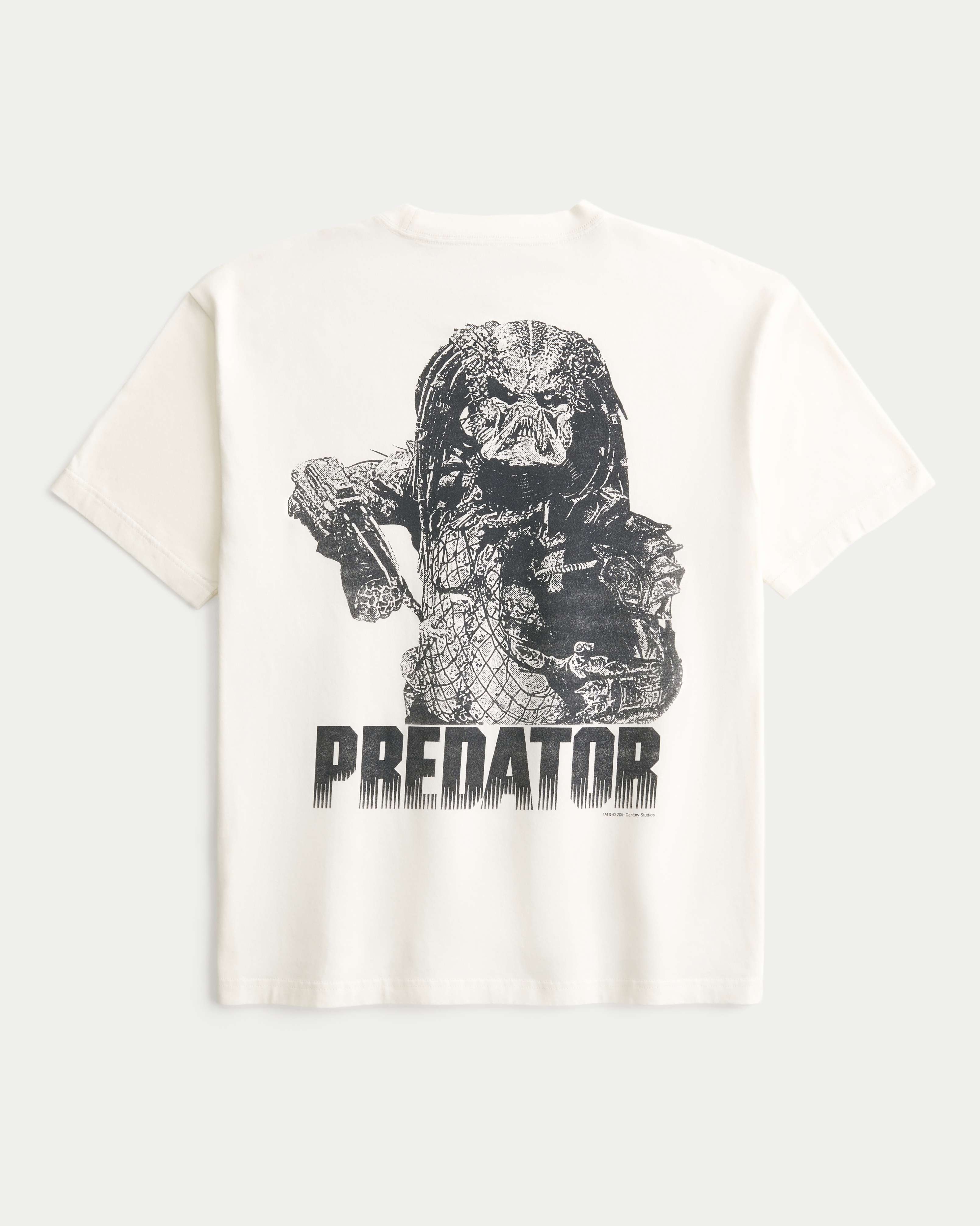 Мужские футболки Hollister Boxy Cotton Predator Graphic Tee