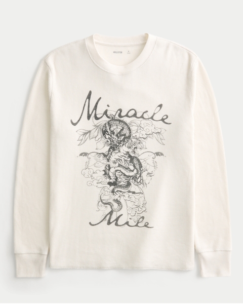 Мужские рубашки Hollister Miracle Mile Graphic Thermal Shirt
