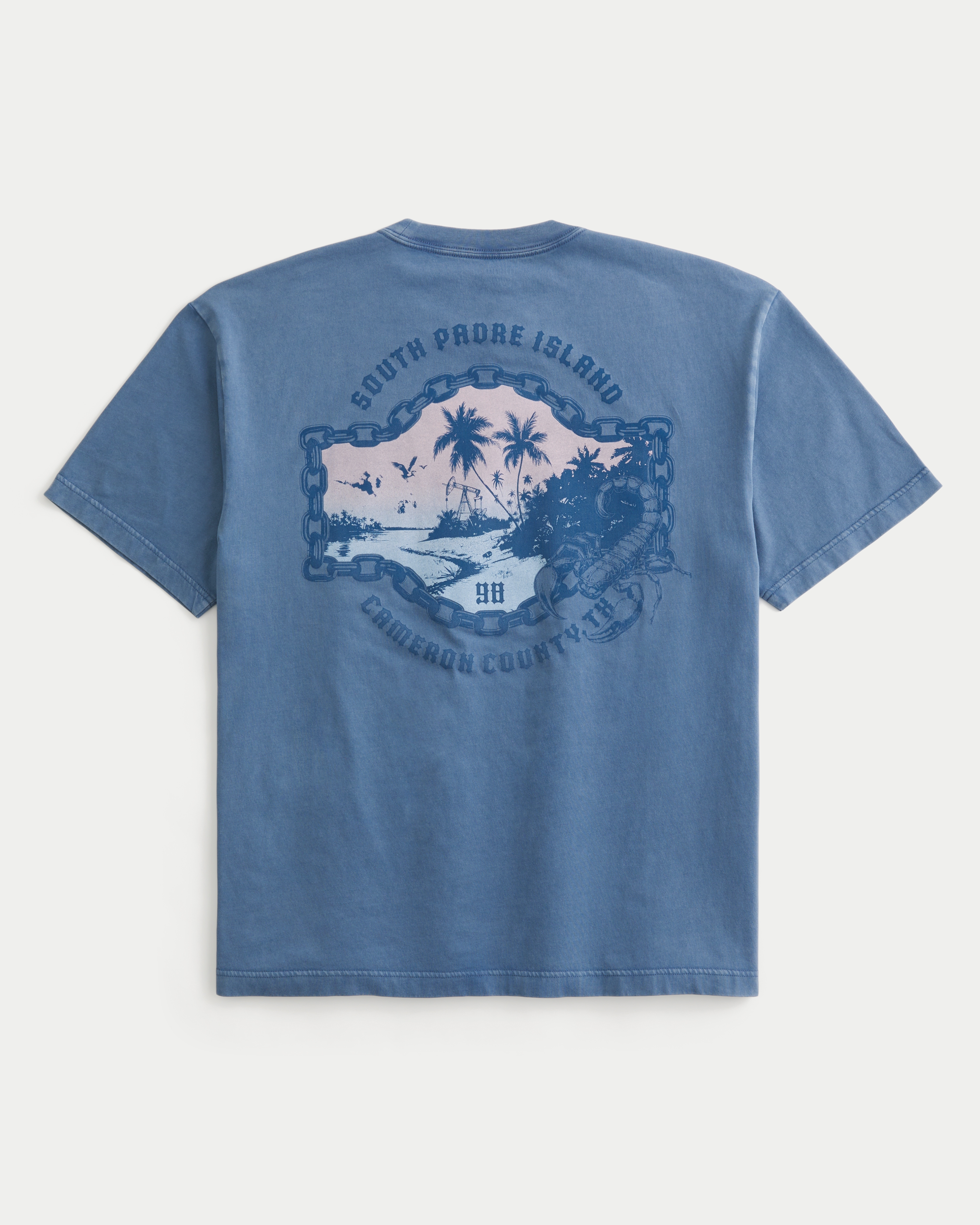 Мужские футболки Hollister Boxy Cabo San Lucas Graphic Tee