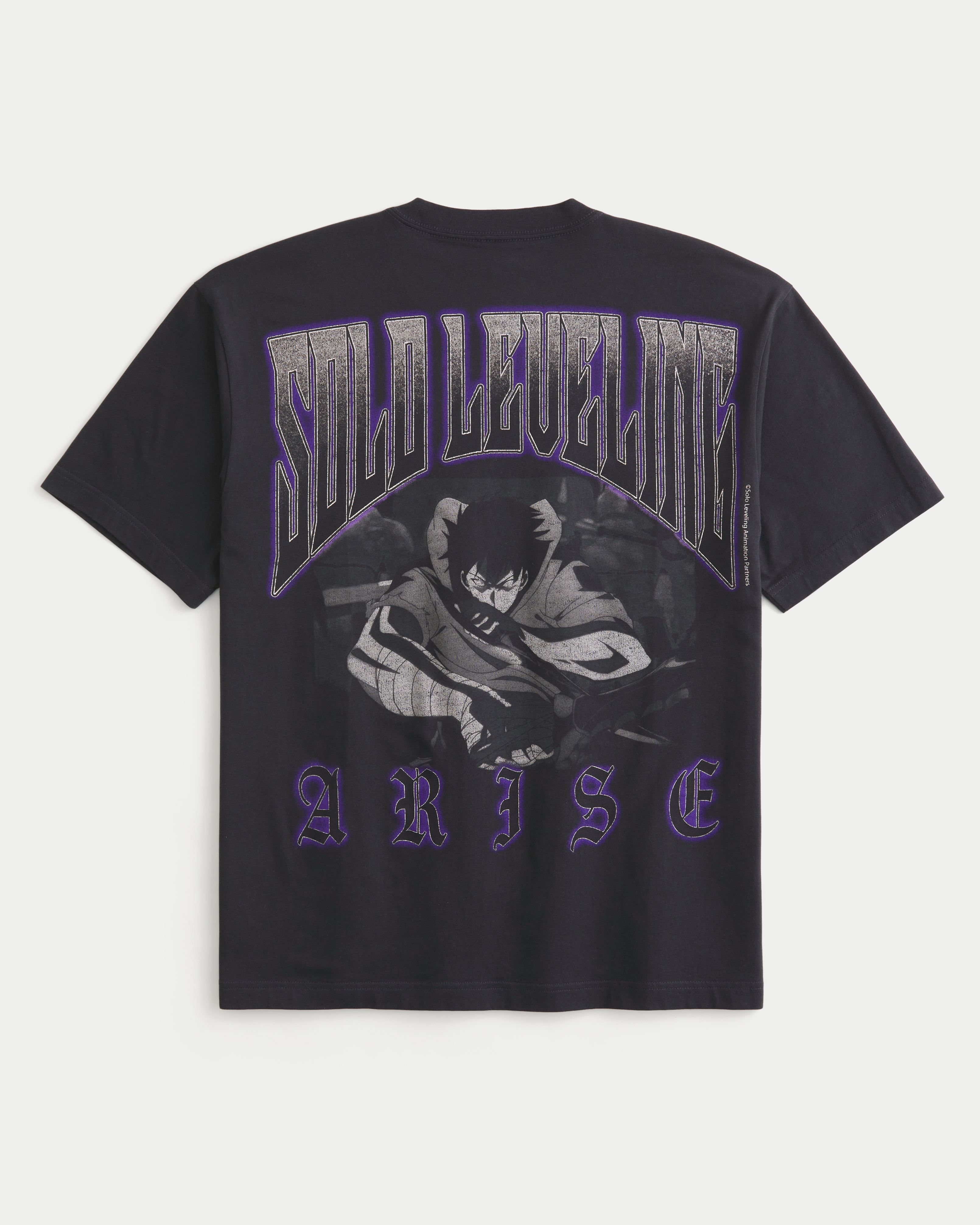 Мужские футболки Hollister Boxy Solo Leveling Graphic Tee
