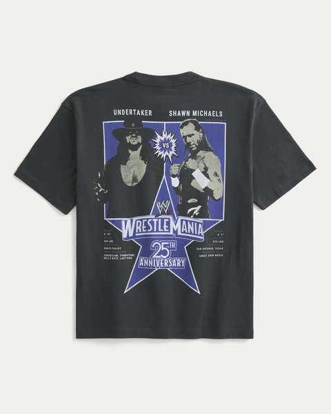 Мужские футболки Hollister Boxy WWE WrestleMania Graphic Tee