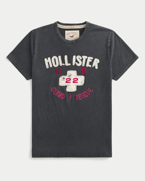 Мужские футболки Hollister Logo Graphic Tee
